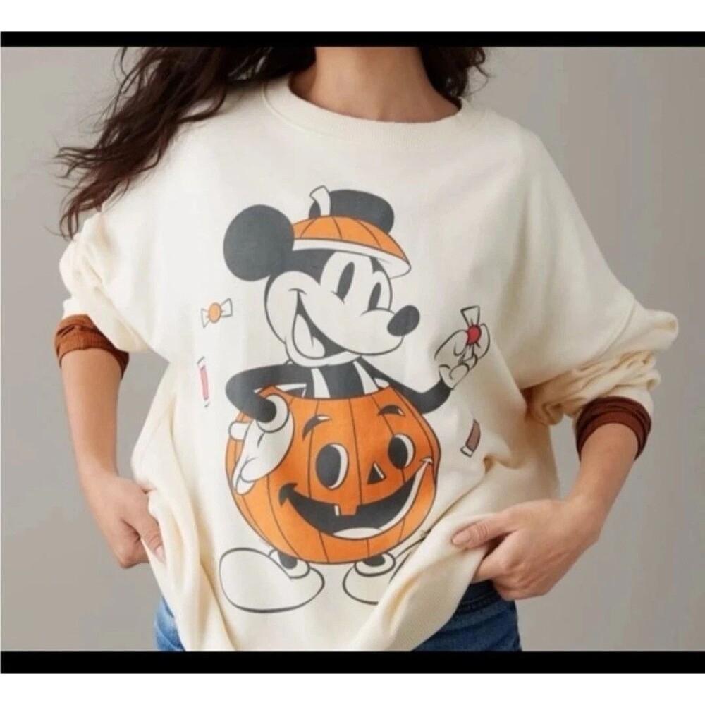 American Eagle Mickey Mouse Disney Halloween Sweatshirt Medium